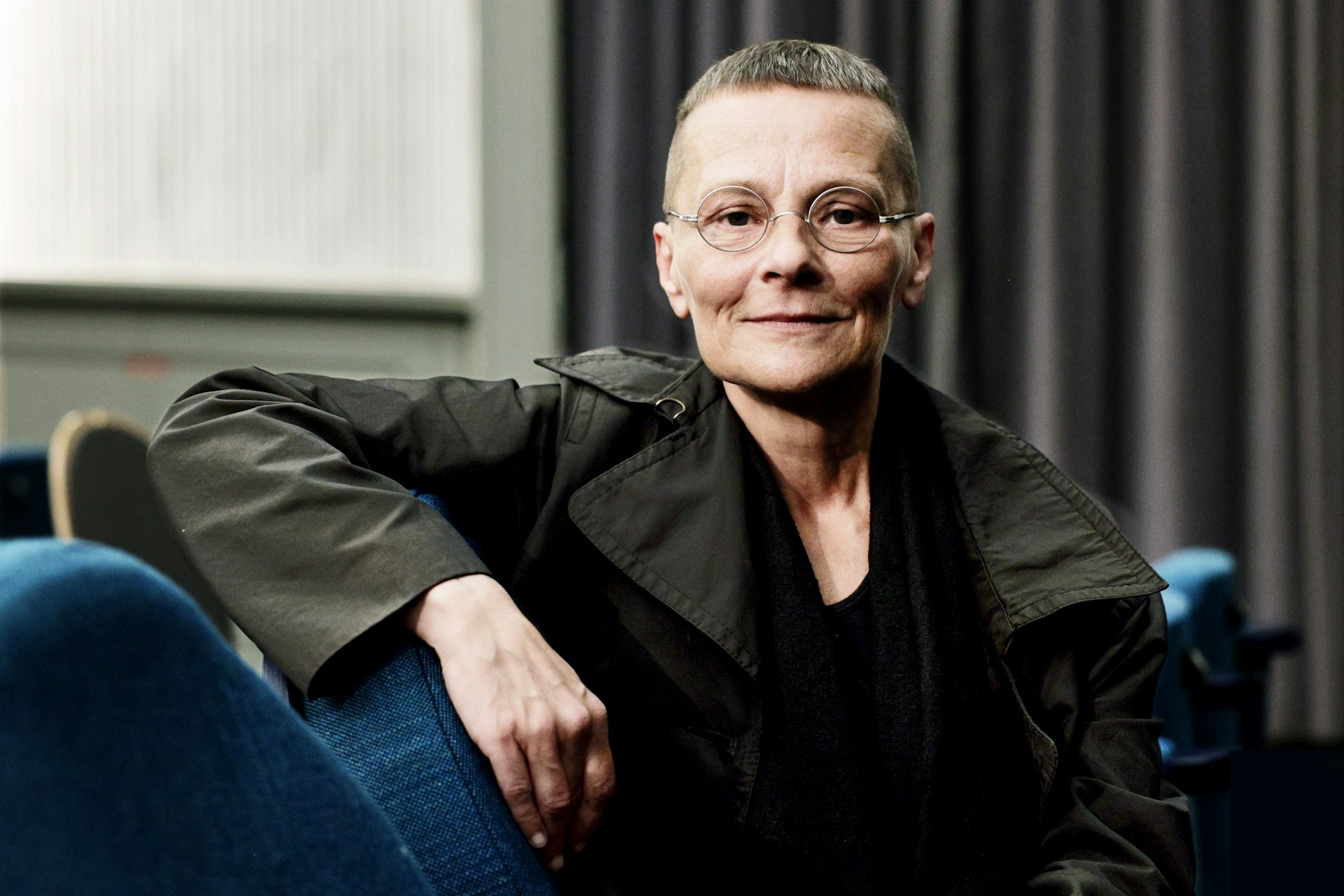 Stephanie Bart im Babylon Mitte, wo sie am Mittwoch ihren Roman „Erzählung zur Sache“ vorgestellt hat.