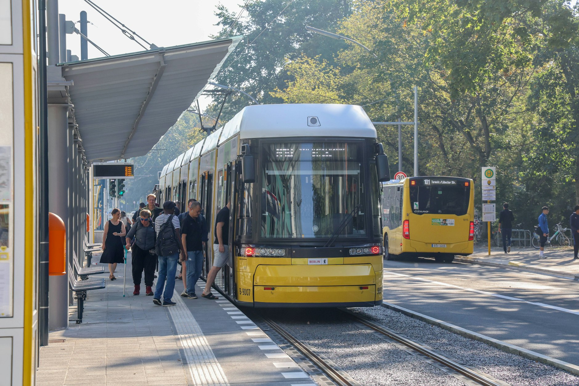 Zwei Tram-Linien fahren am Wochenende nur unterbrochen. 