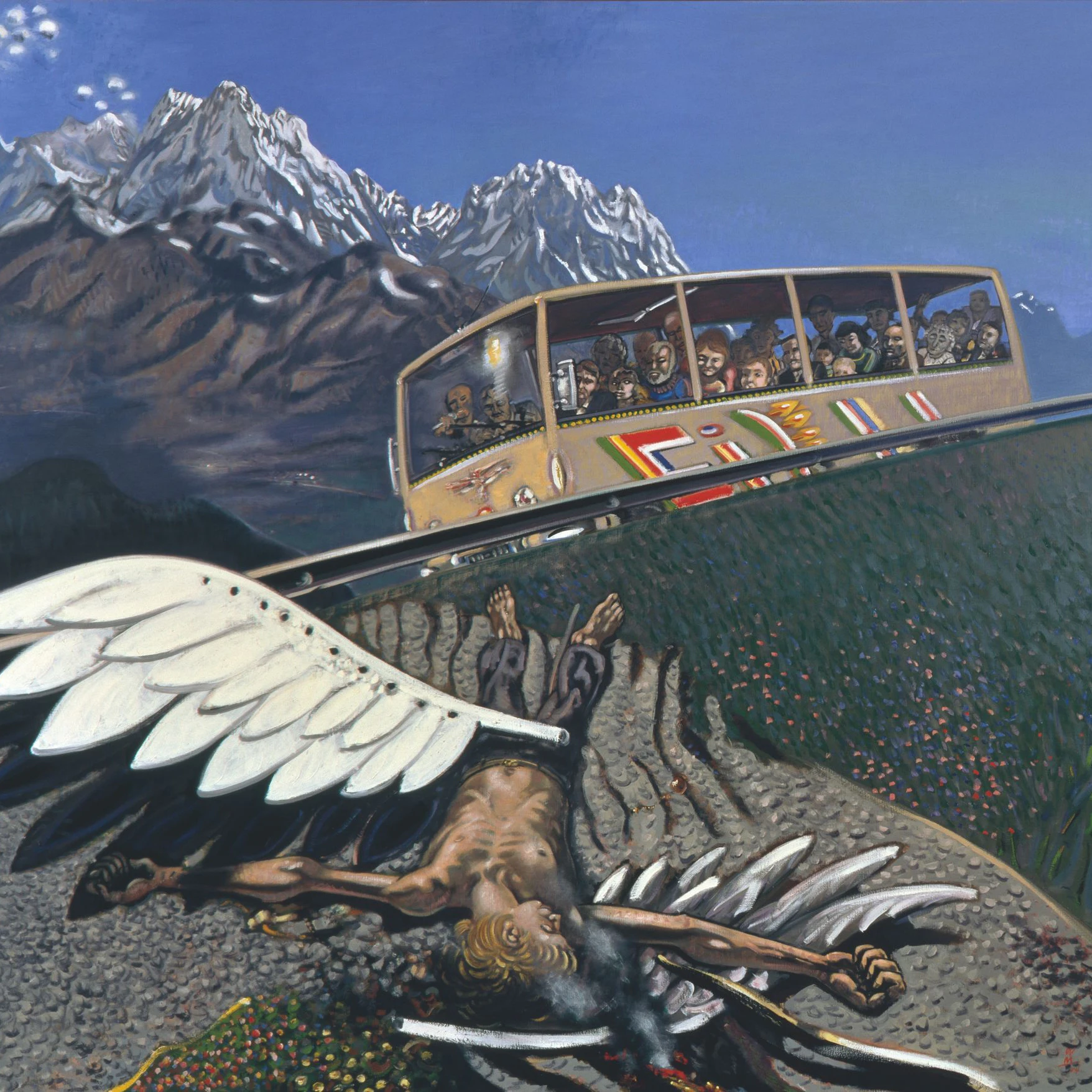 Wolfgang Mattheuer: „Seltsamer Zwischenfall“, 1984/91