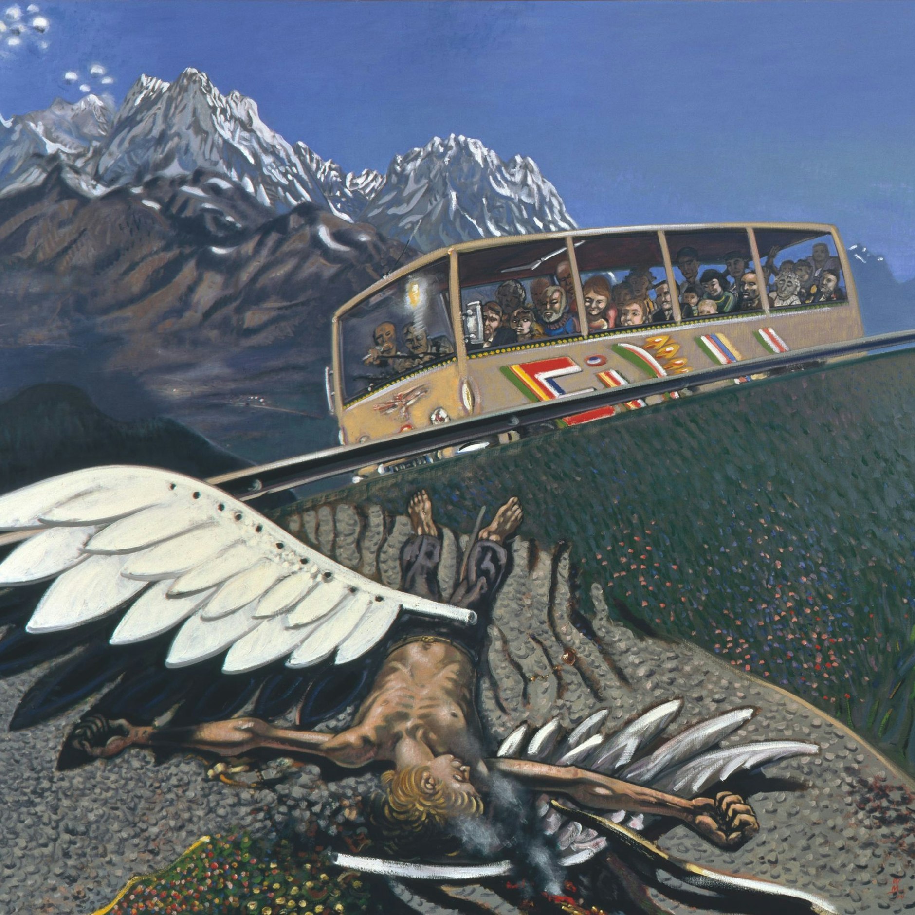 Wolfgang Mattheuer: „Seltsamer Zwischenfall“, 1984/91