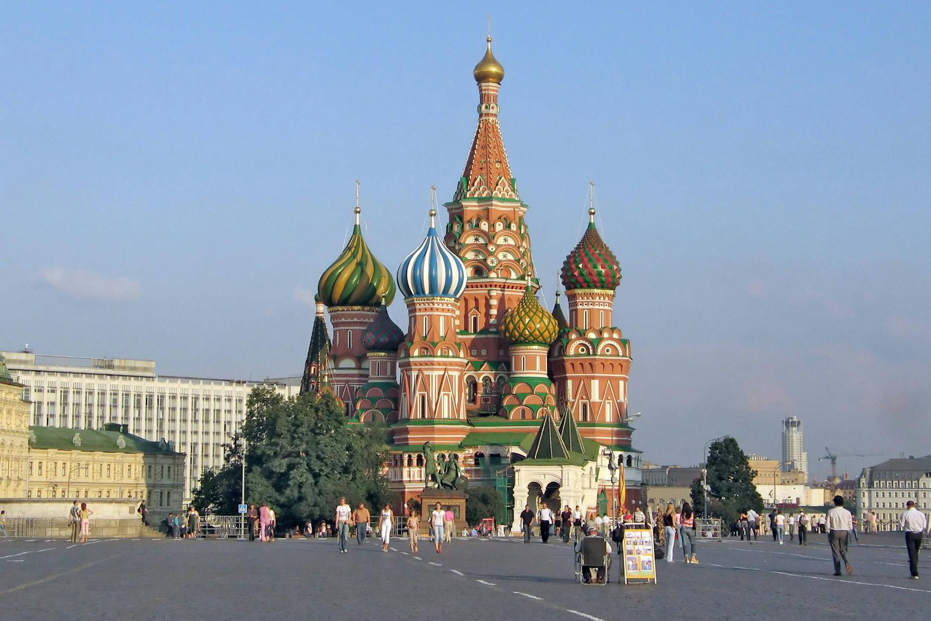 Die Schüler besuchten unter anderem auch die russische Hauptstadt Moskau.