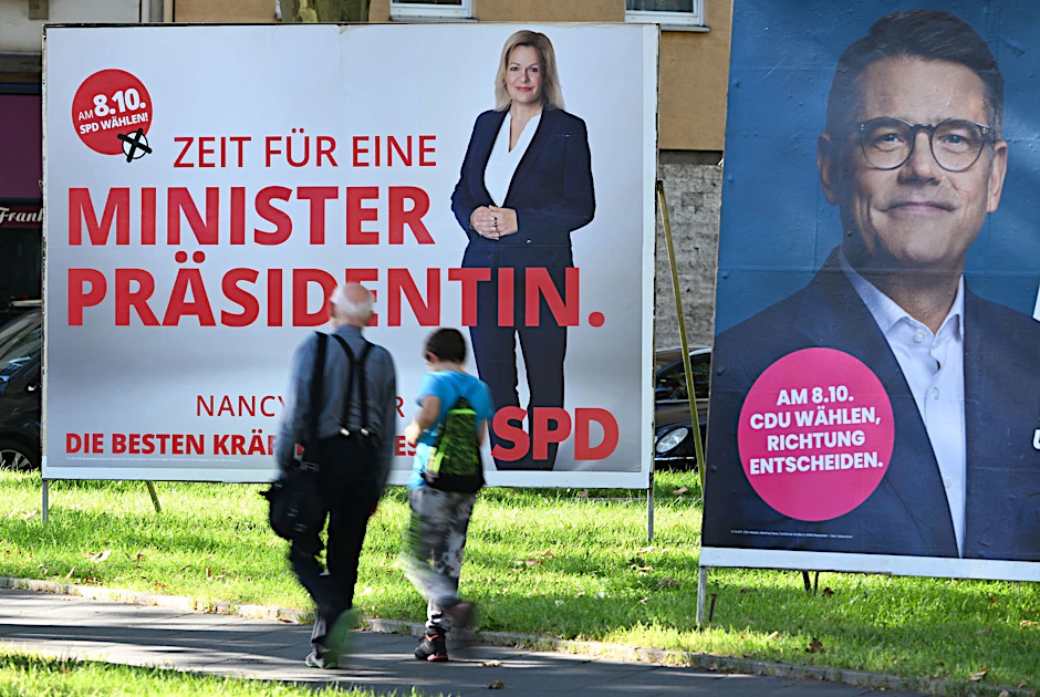PRODUKTION - In Hessen wird am 8. Oktober gewählt.  