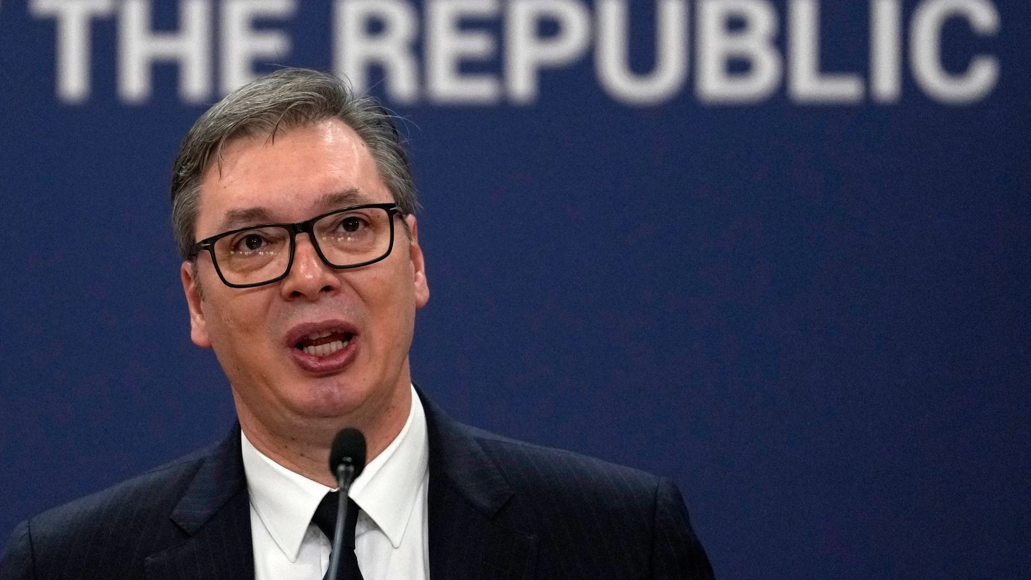 Der serbische Präsident Aleksandar Vucic wies die Vorwürfe zurück.