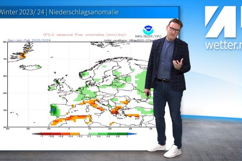 Das Wetter im Winter wird recht warm und nass, erklärt Wetter-Experte Dominik Jung.