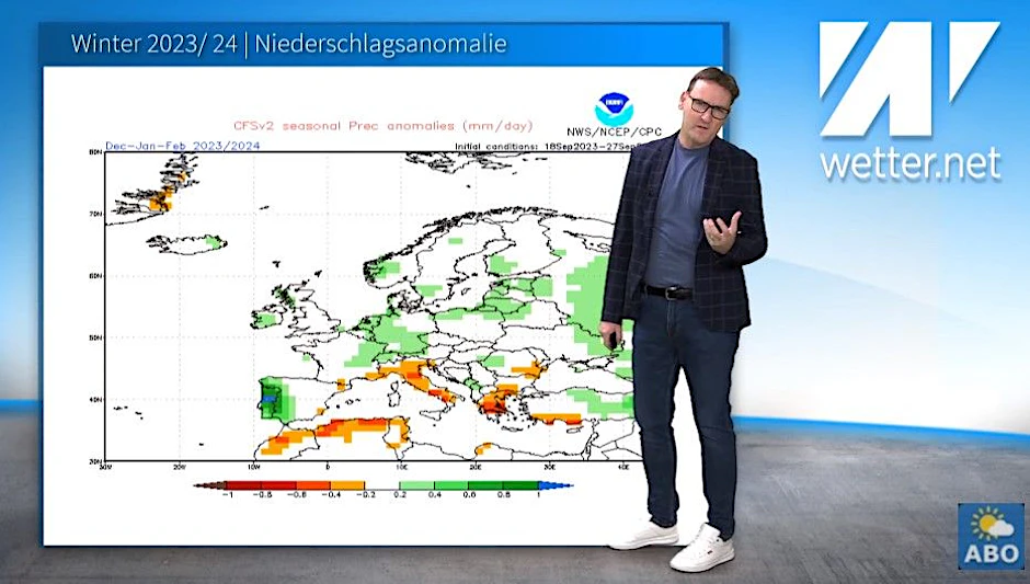 Das Wetter im Winter wird recht warm und nass, erklärt Wetter-Experte Dominik Jung.