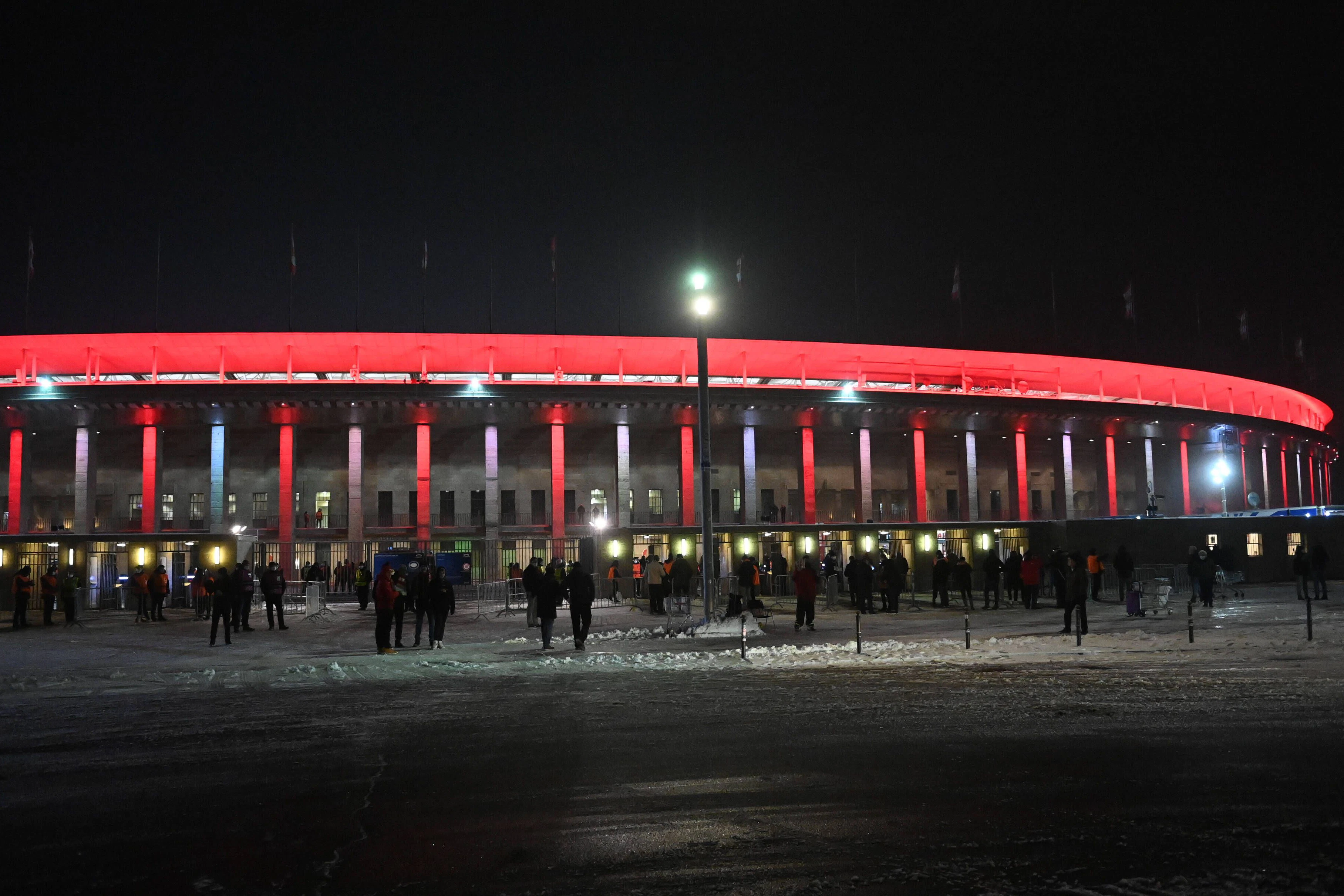 Am Dienstag und mindestens zwei weitere Male wird das Olympiastadion in der Champions League in den Farben des 1. FC Union leuchten.