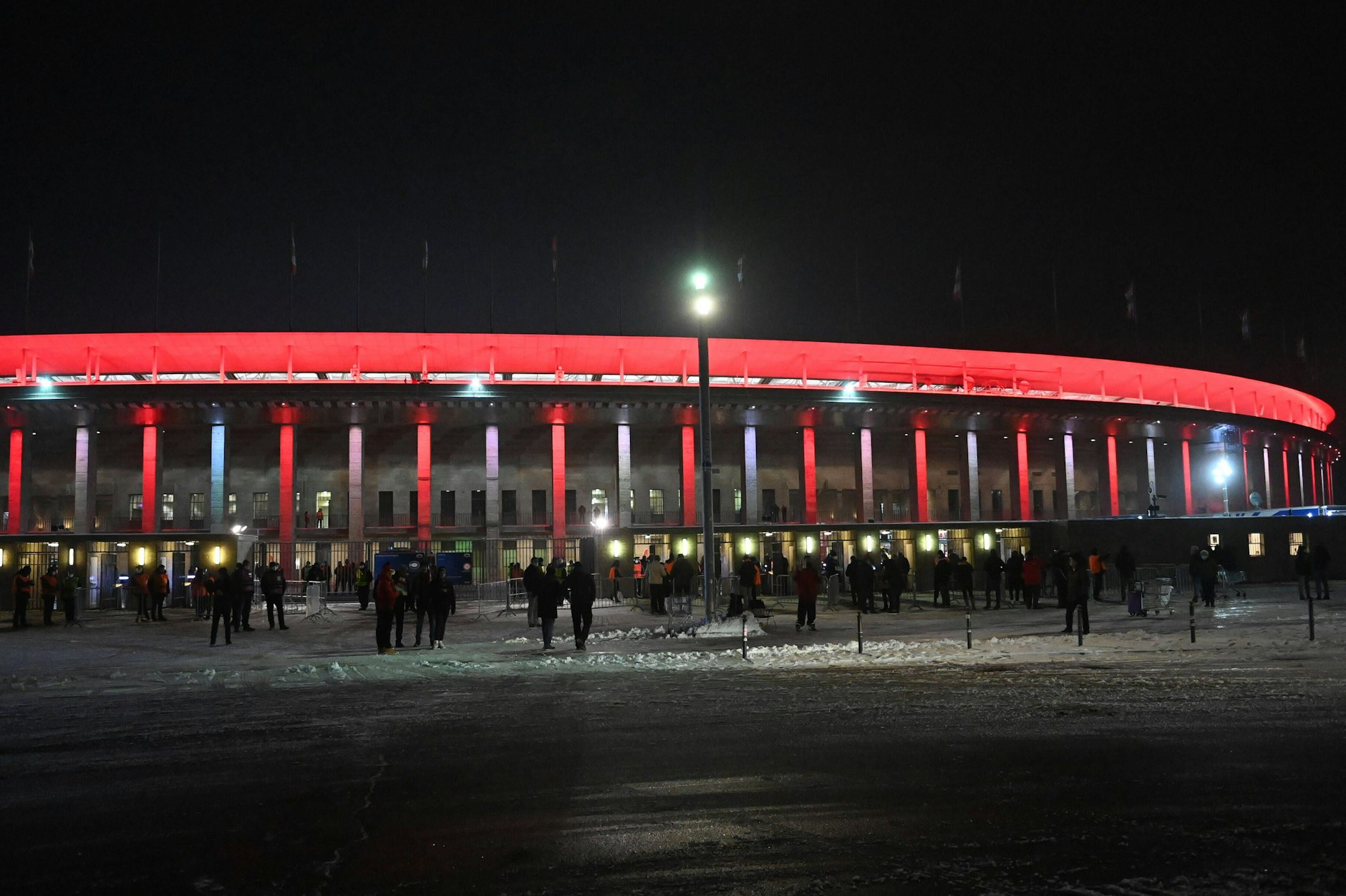 Am Dienstag und mindestens zwei weitere Male wird das Olympiastadion in der Champions League in den Farben des 1. FC Union leuchten.