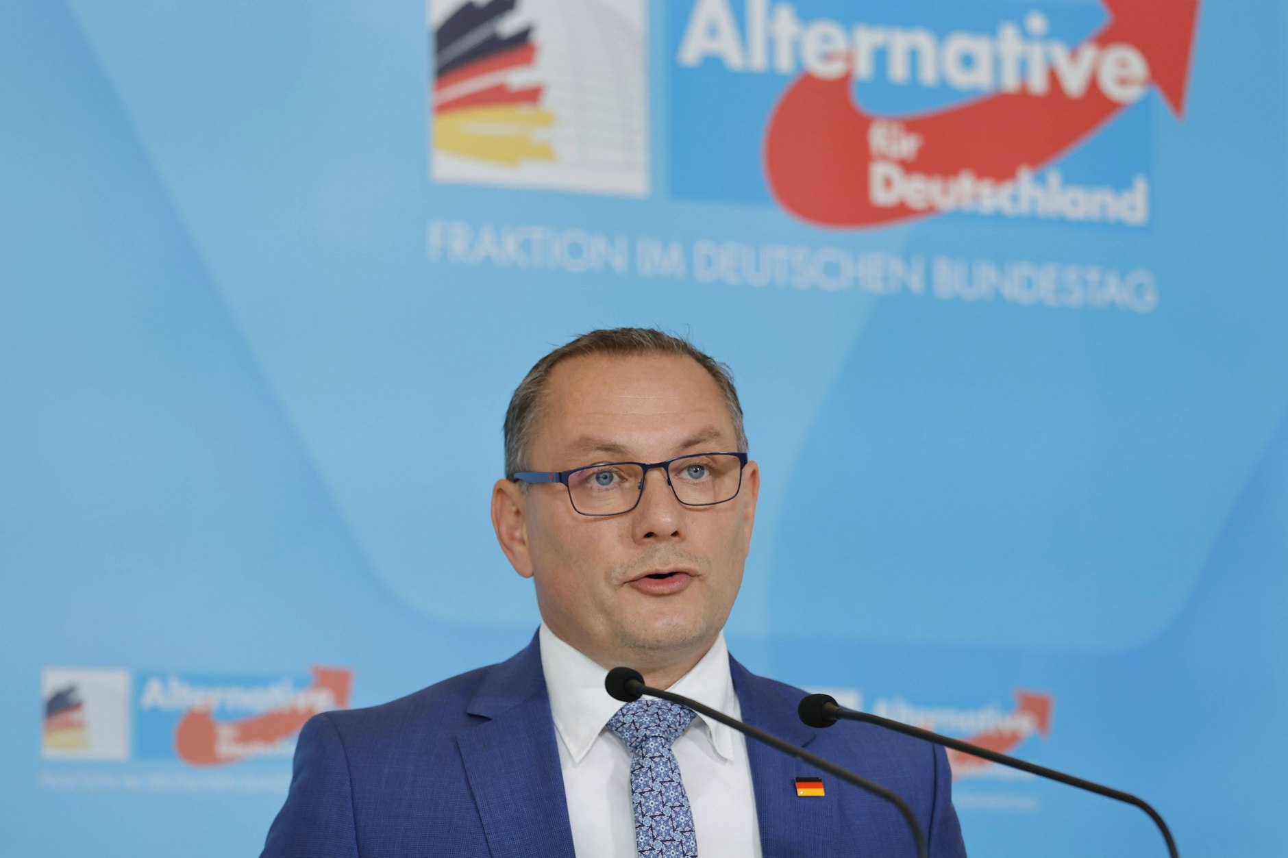 Tino Chrupalla, Parteivorsitzender der AfD