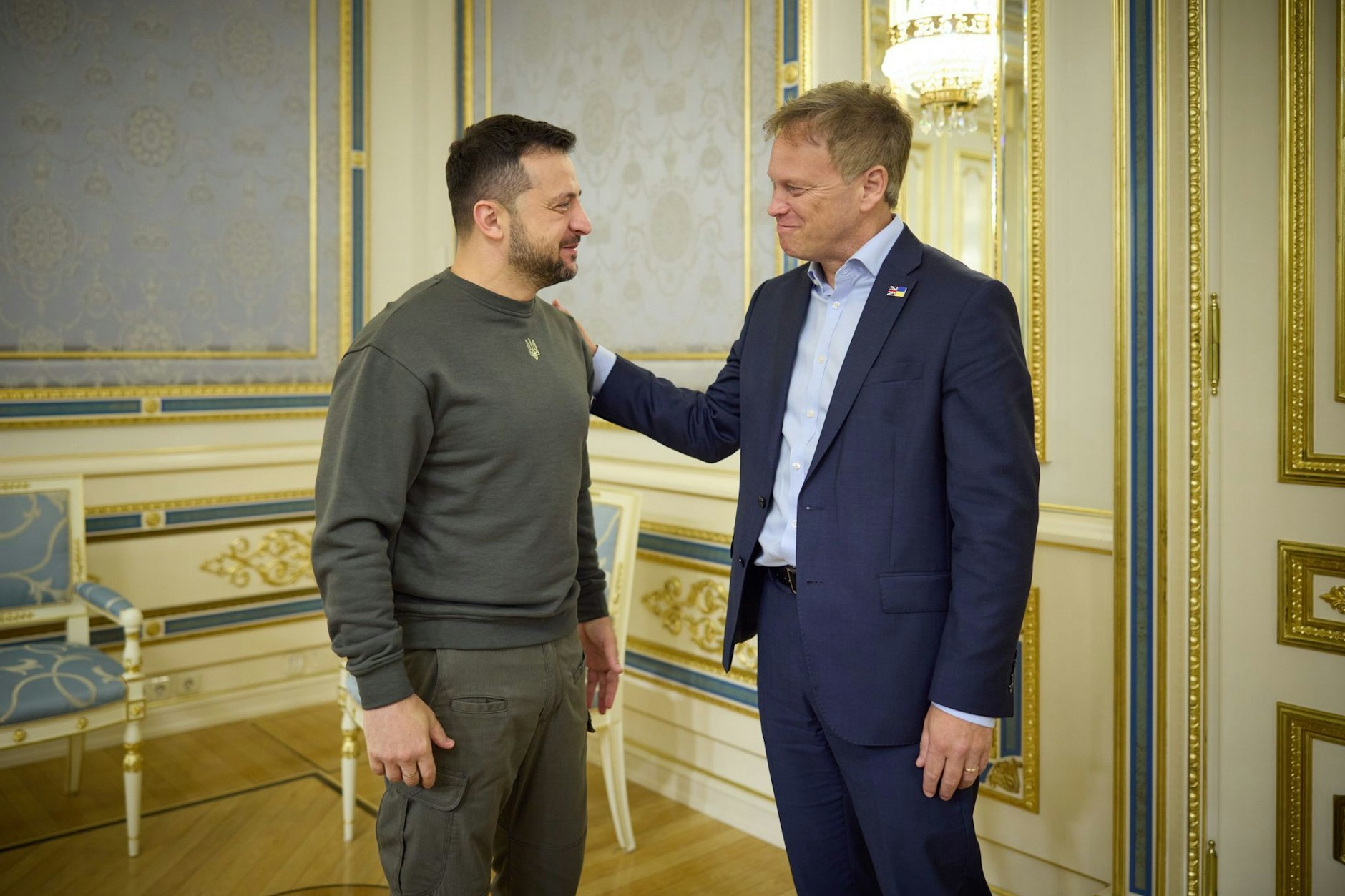 Großbritanniens Verteidigungsminister Grant Shapps zu Besuch in Kiew.