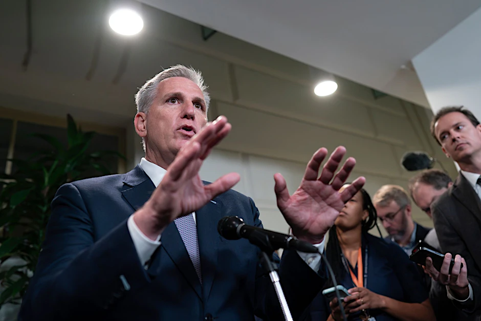 dpatopbilder - Kevin McCarthy steht unter den Republikanern in der Kritik.  