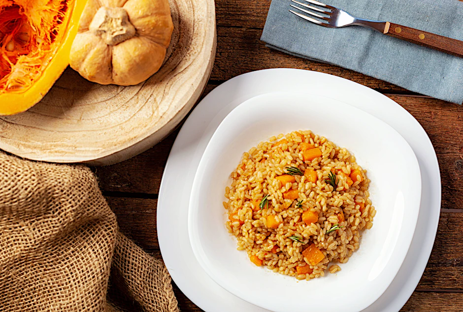 Dieses Rezept für Kürbis-Risotto ist einfach unwiderstehlich.