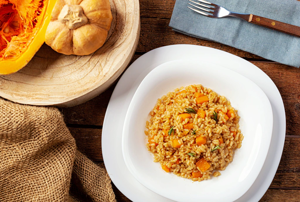 Geniales Rezept für den Herbst: Kürbis-Risotto als Seelenstreichler