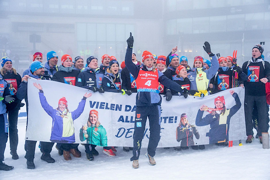 ARCHIV - Denise Herrmann-Wick hat sich vom Biathlon-Sport zurückgezogen.  
