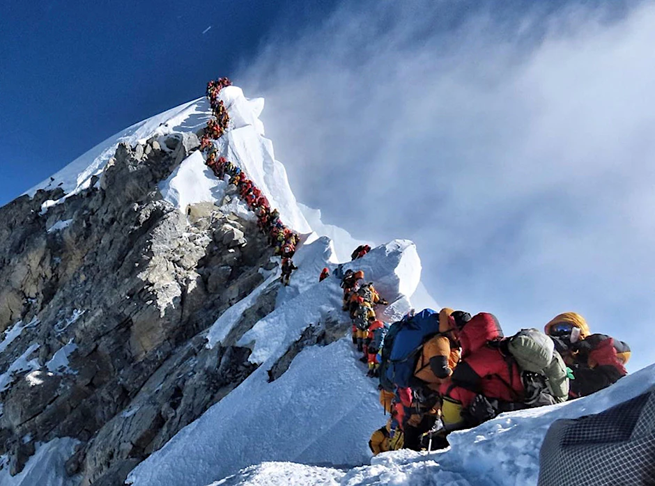 Vielleicht irgendwann mal Standort des Reinhold-Messner-Stadions: der Mount Everest