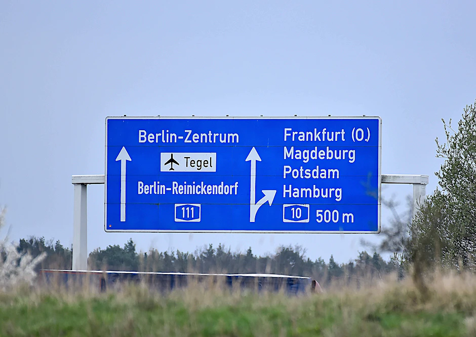 Die Sperrung auf der A10 verschiebt sich auf 2024.