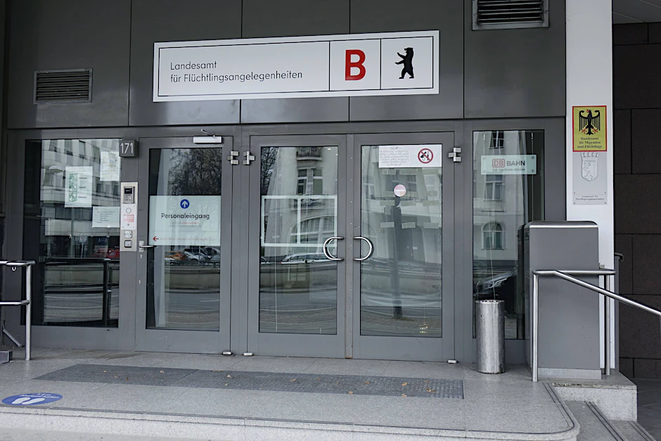 Das Berliner Landesamt für Flüchtlingsangelegenheiten (LAF) in Wilmersdorf&nbsp;
