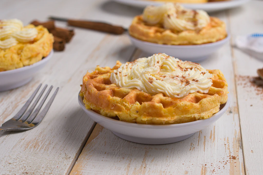 Leckere Kürbiswaffeln – geniales Herbst-Rezept für die ganze Familie