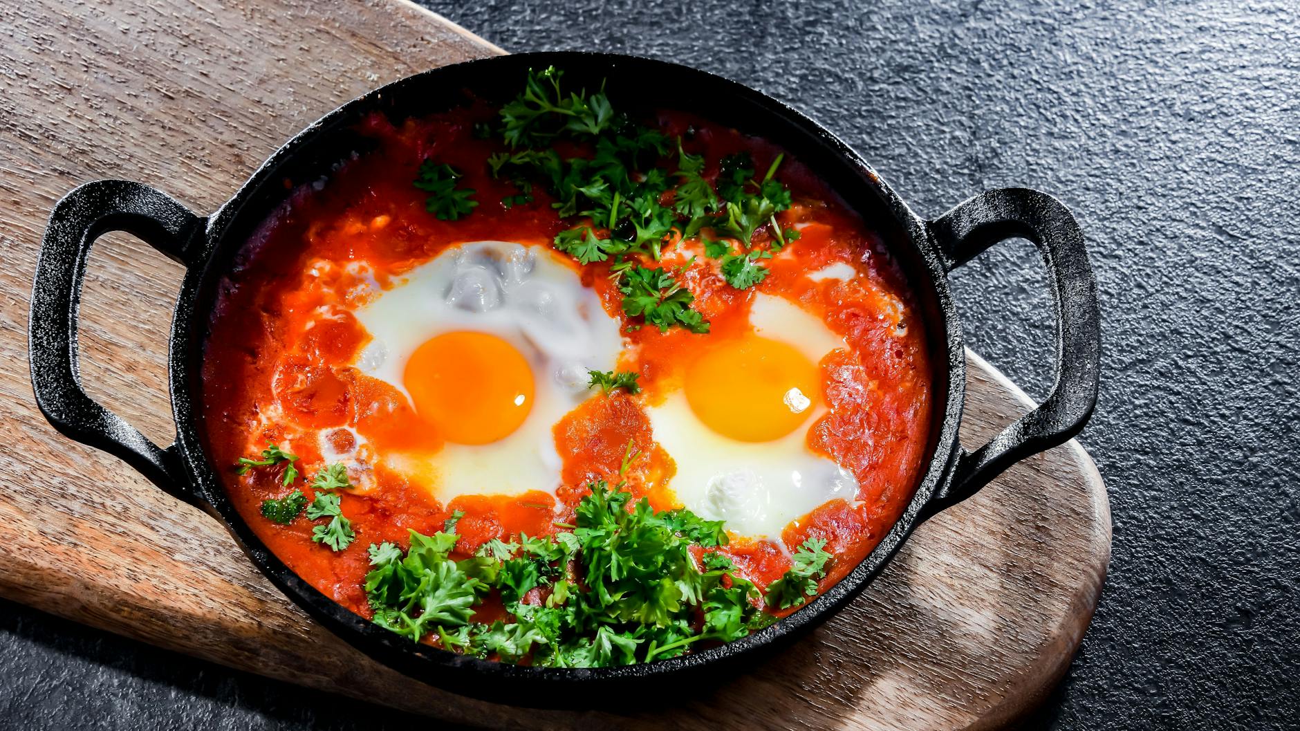 Shakshuka: Das herzhafte Frühstück sollten Sie unbedingt mal probieren.