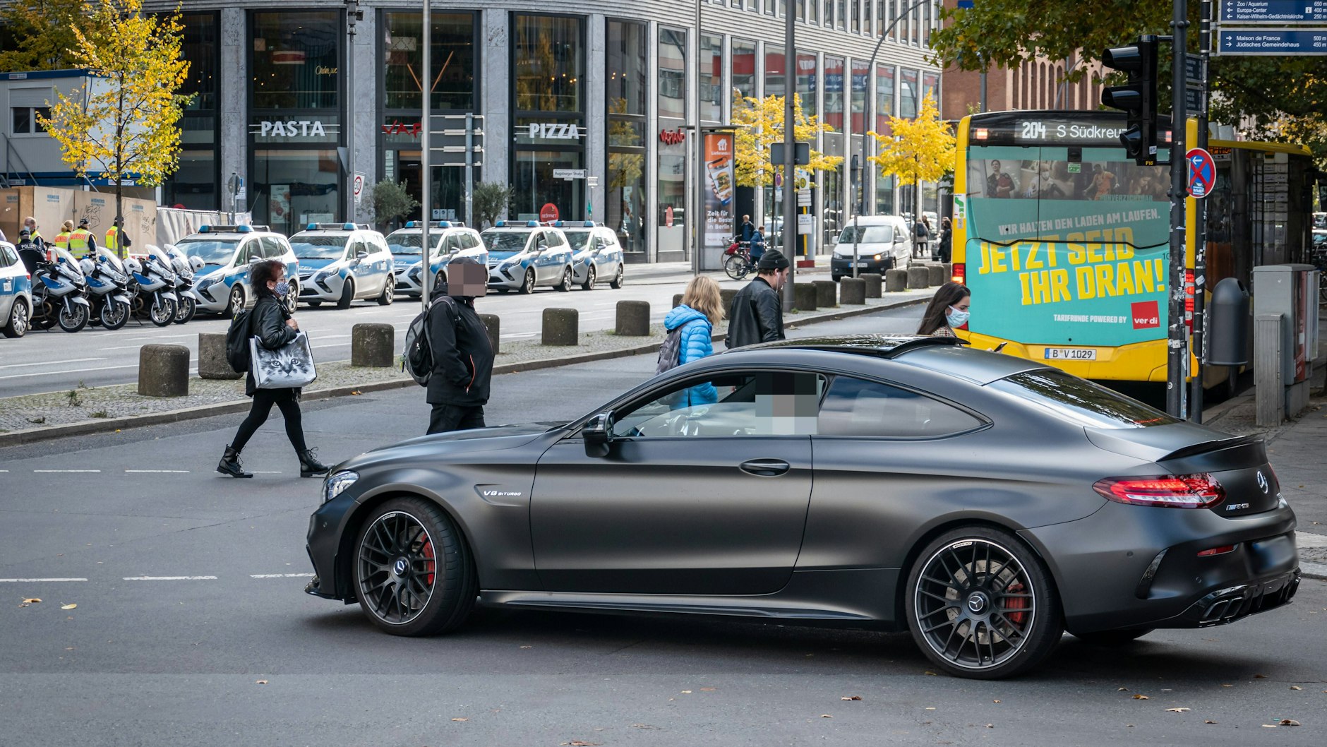 Zu den unterschlagenen Autos gehörte auch ein Mercedes AMG.
