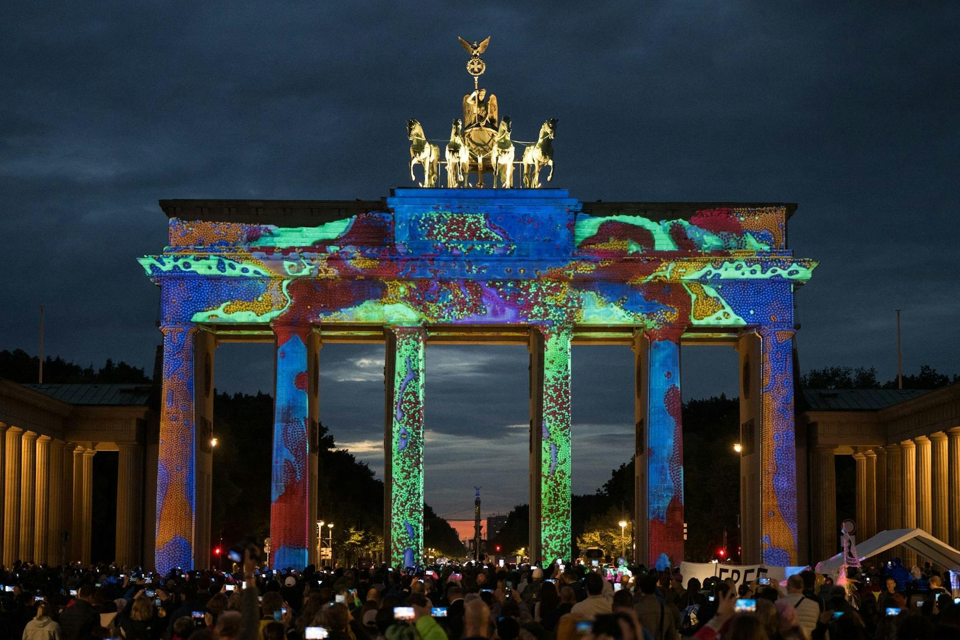 Das Brandenburger Tor.