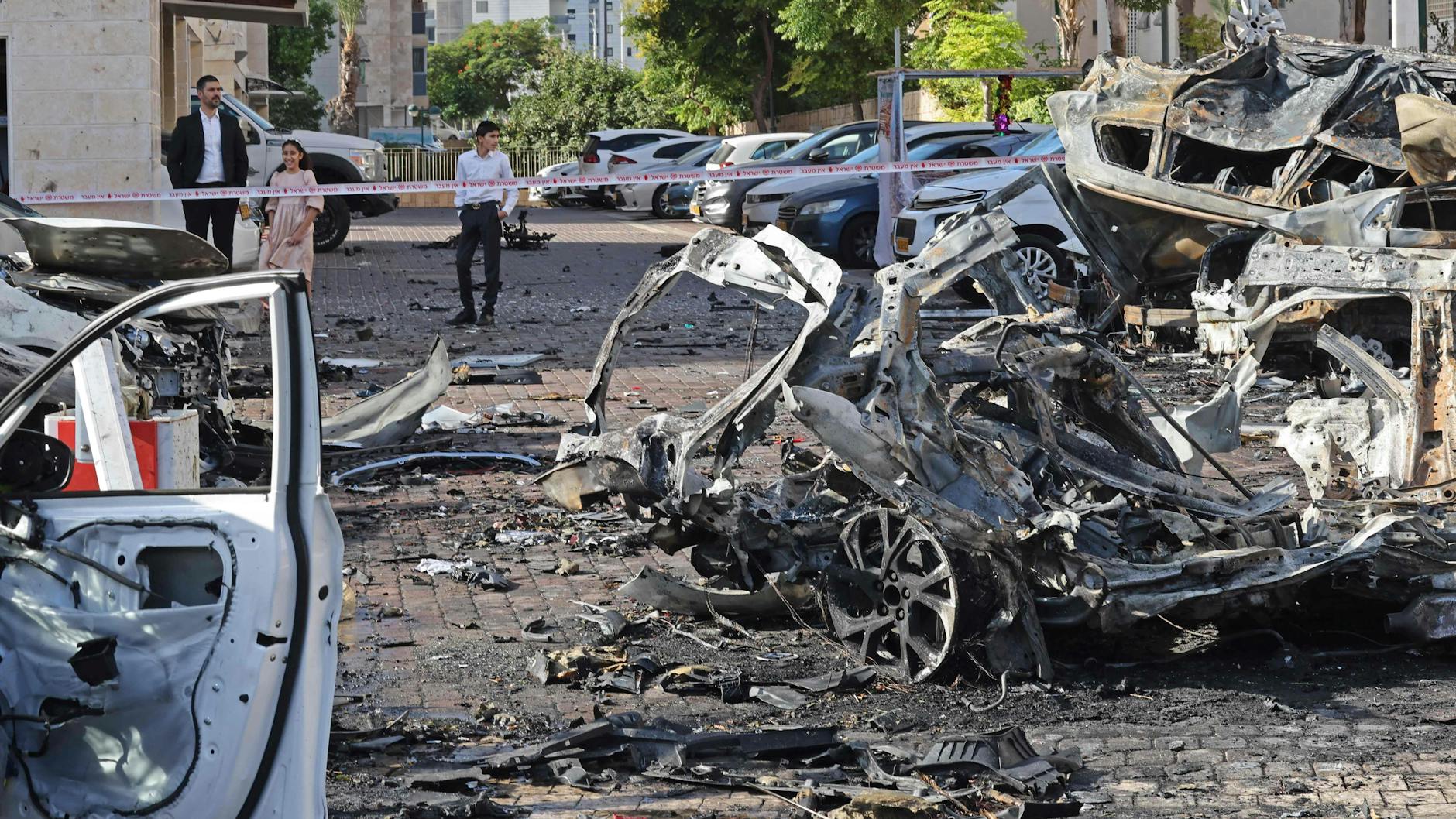 Zerstörung nach den Angriffen der Hamas.