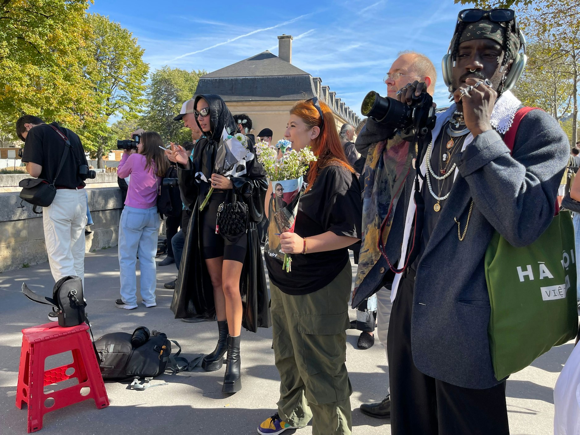 Wer wohl die Blumen bekommt?