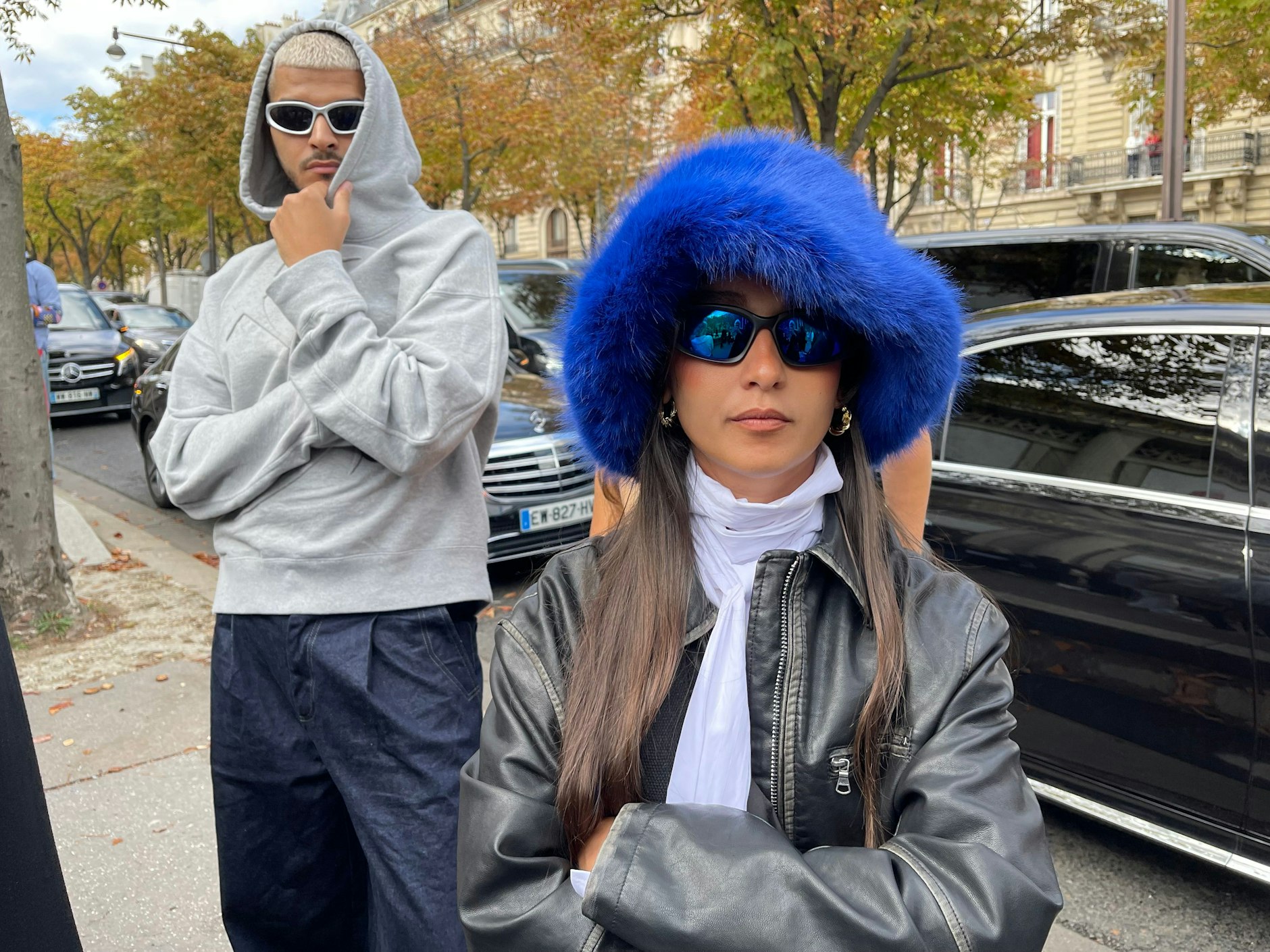 Wollen nur mal gucken: diese zwei Zuschauer.