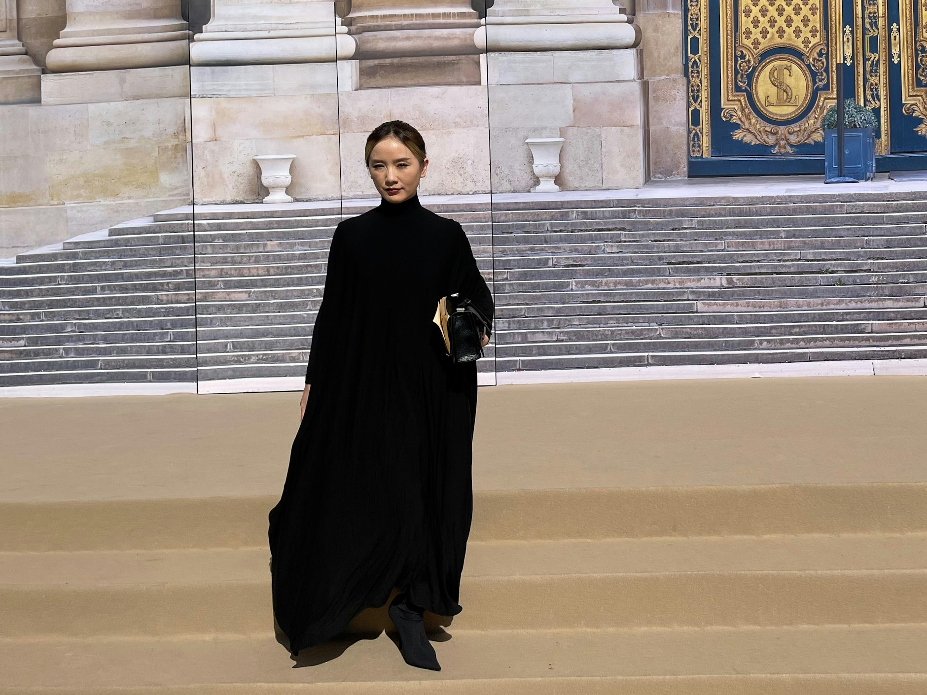 Wunderschön: die Bloggerin Nikki Min in edler Robe.