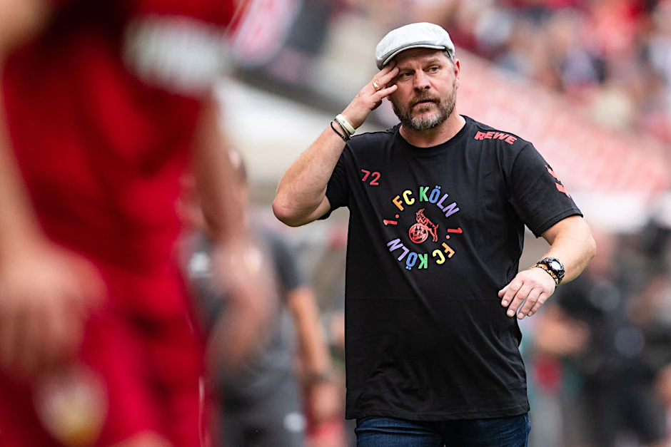 Trainer Steffen Baumgart steckt mit dem 1. FC Köln in der Krise.  