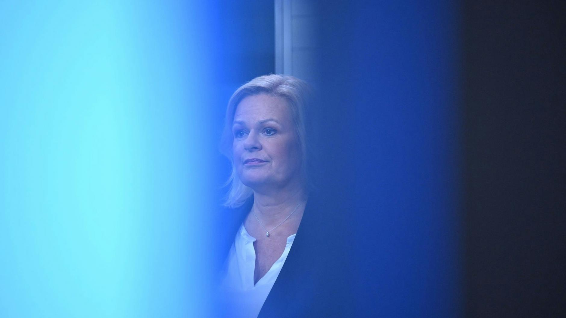 Bundesinnenministerin Nancy Faeser hat das Direktmandat für den Landtag verpasst.