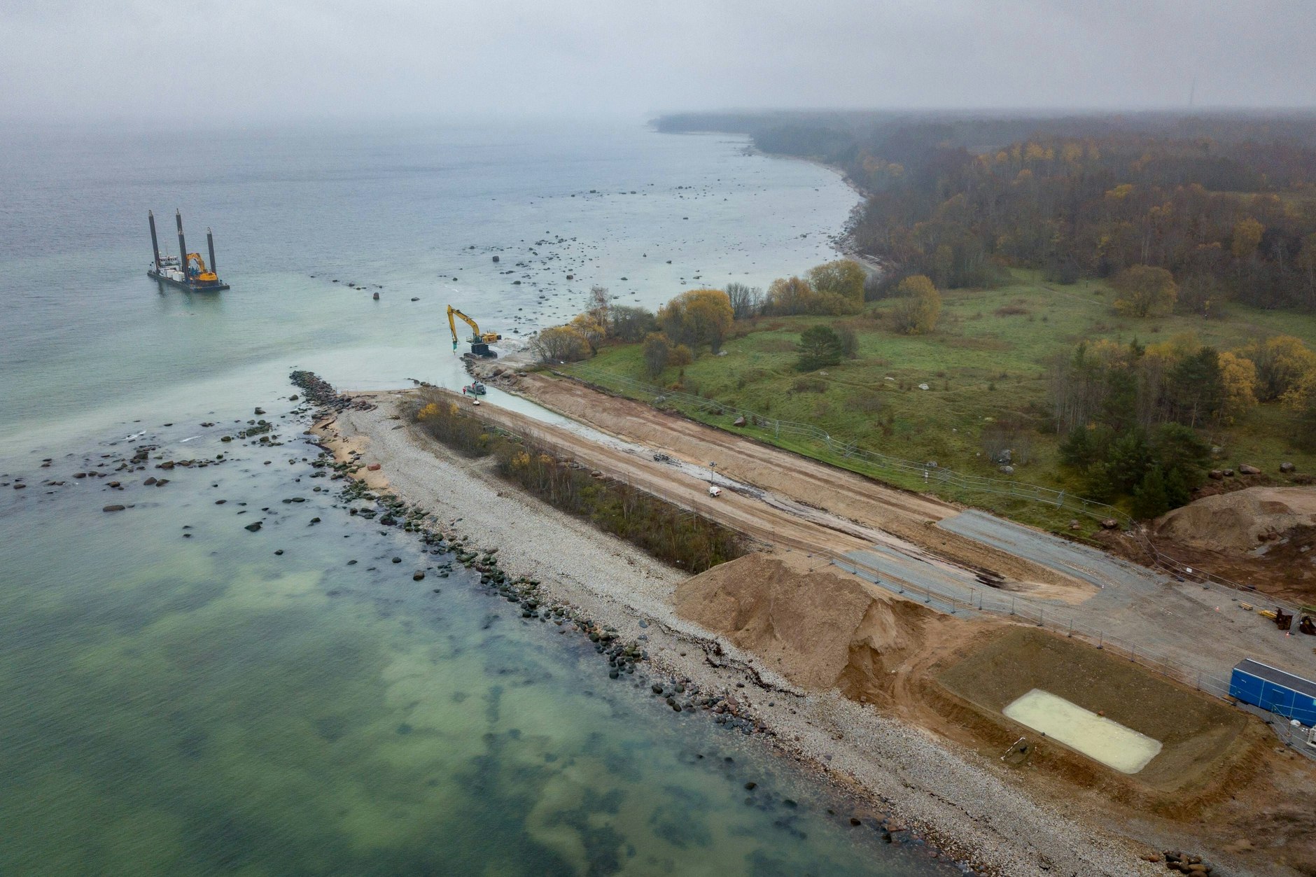 An der Pipeline Baltic Connector soll es wohl ein Leck geben.