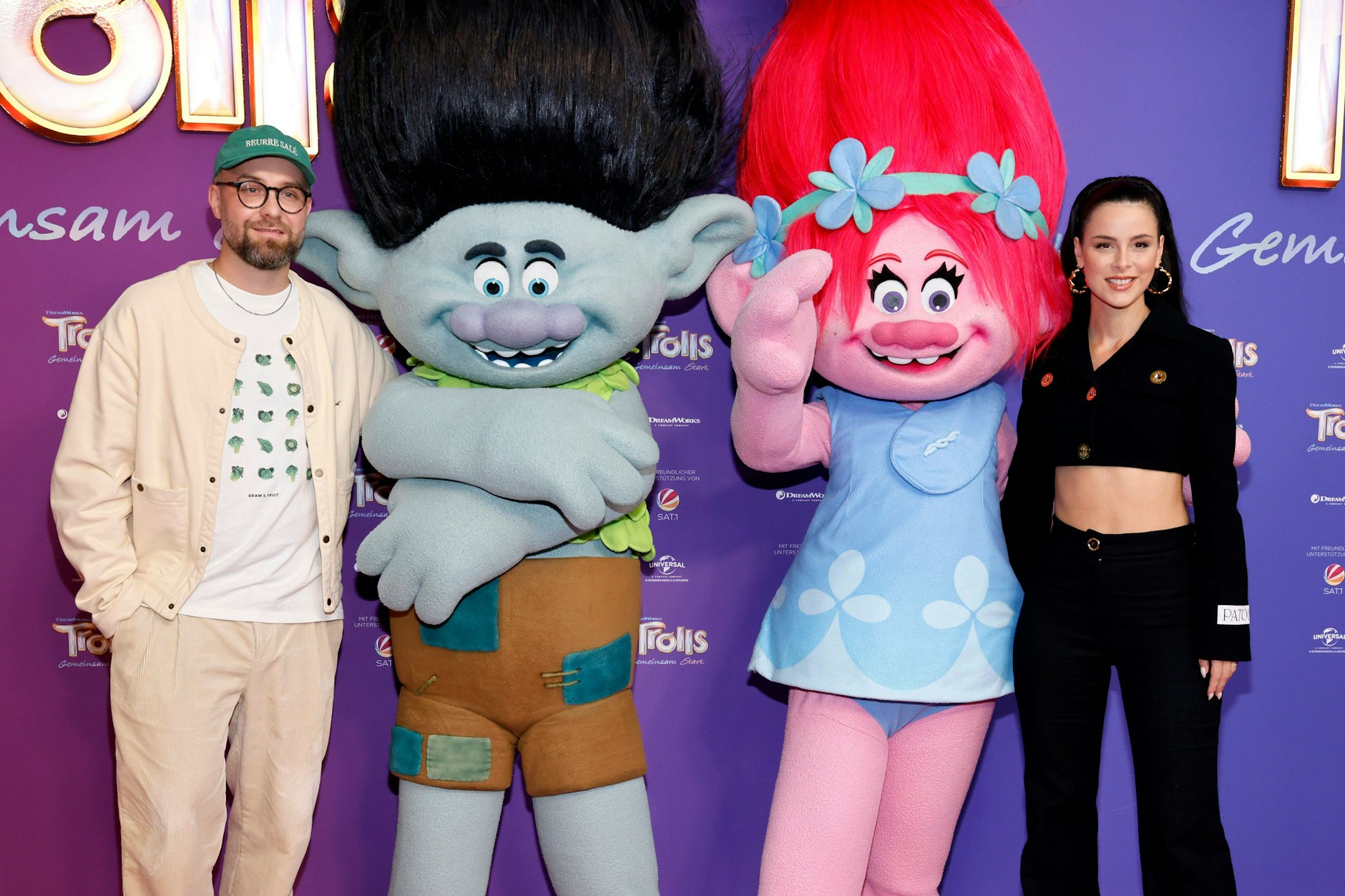 Lena Meyer-Landrut und Mark Forster bei der „Trolls“-Premiere 2023