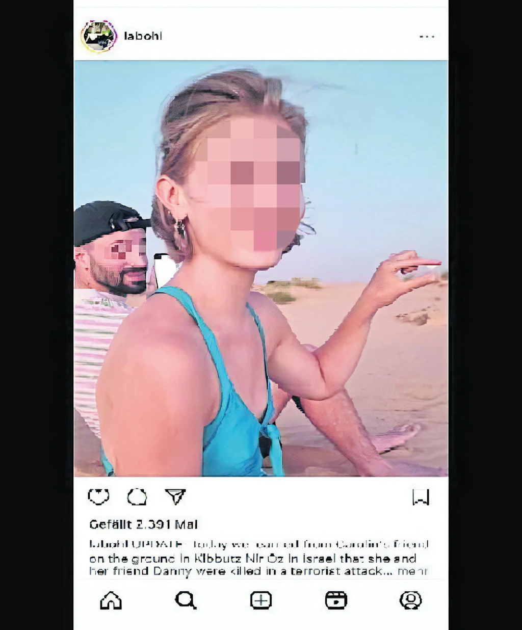 Caro (22) aus Berlin von Hamas-Killern getötet: DAS stand in ihrer Abschieds-SMS
