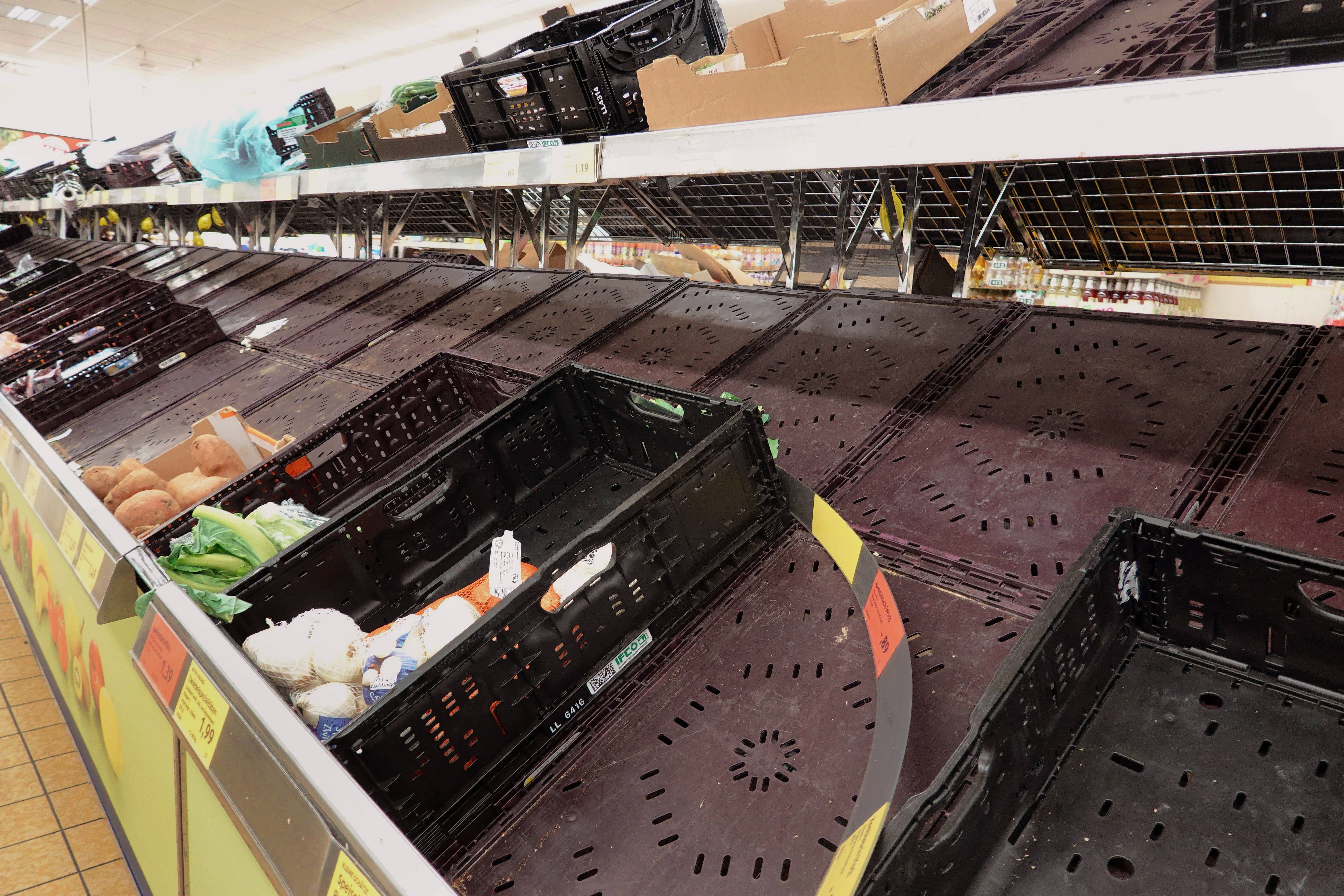 Leere Supermarktregale in Berlin! Der Einzelhandel streikt wieder