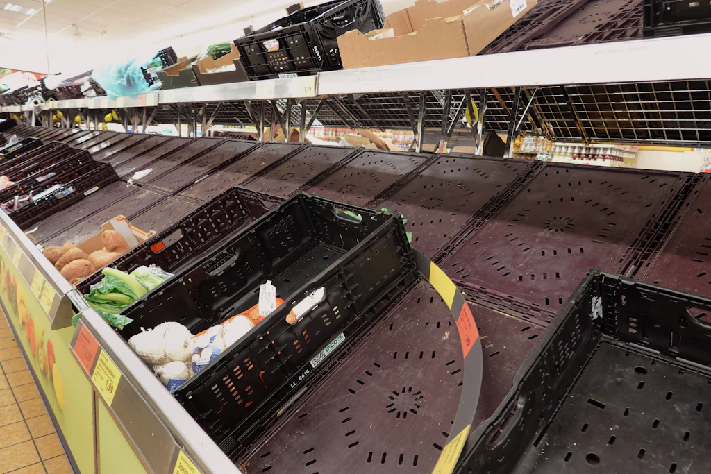 Leere Supermarktregale in Berlin! Der Einzelhandel streikt wieder