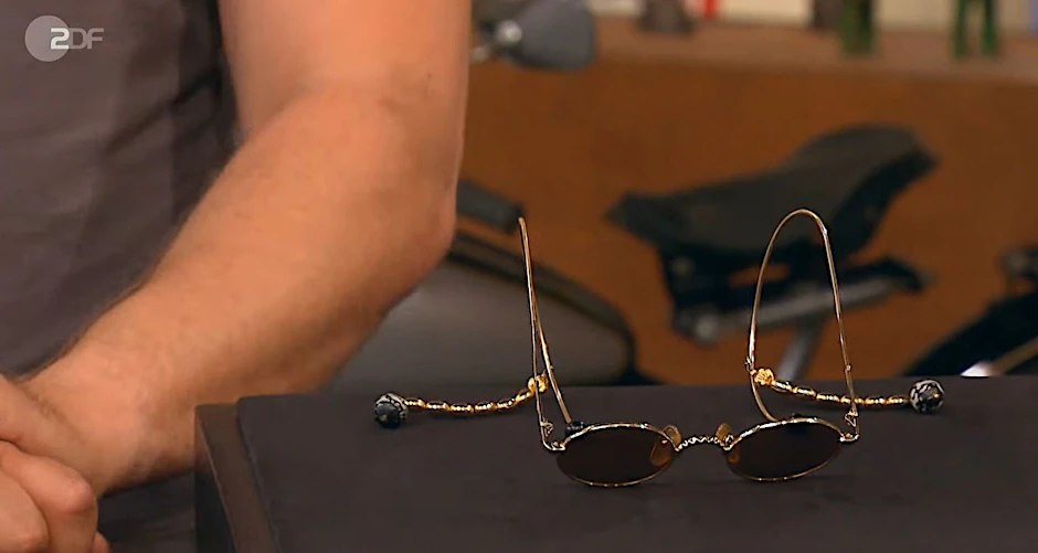 Echt verrückt: eine Steampunk-Sonnenbrille von Jean Paul Gaultier bei „Bares für Rares“.