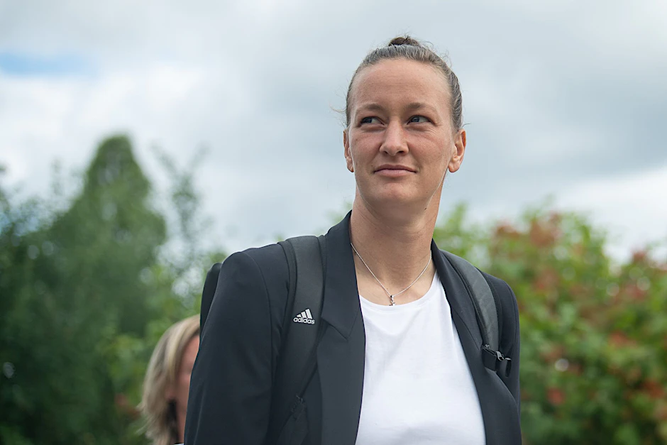 ARCHIV - Die Torhüterin kann sich ein Comeback nach der Geburt ihres dritten Kindes vorstellen.  