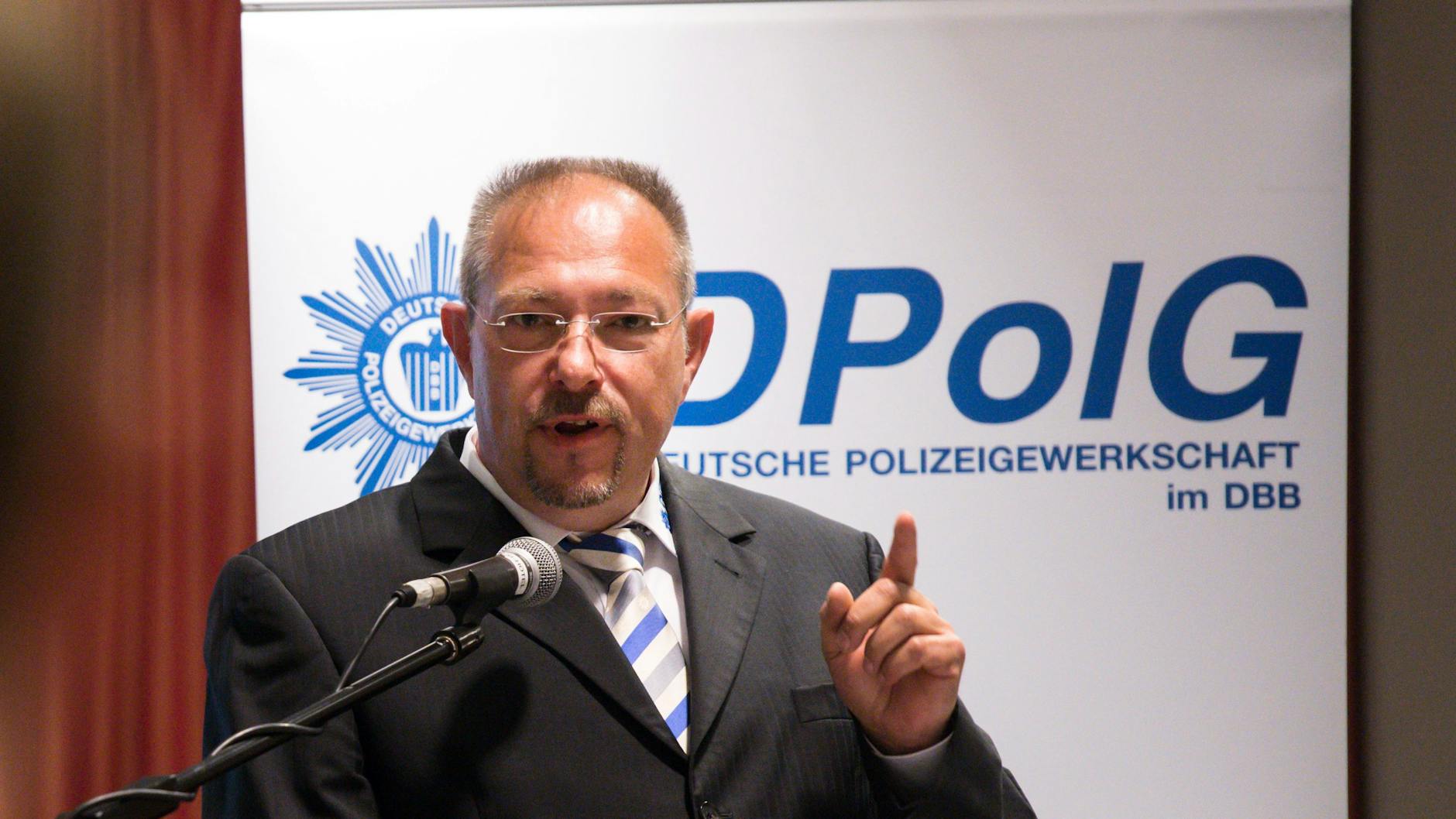 Bodo Pfalzgraf, Landesvorsitzender der Deutschen Polizeigewerkschaft (DPolG)