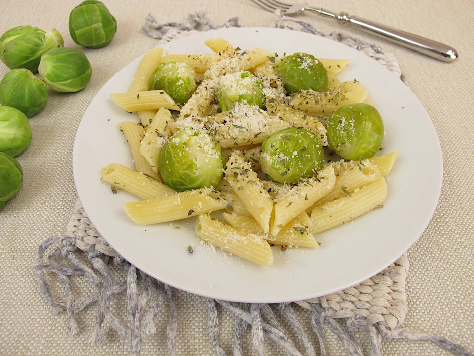Das Rezept für Rosenkohl-Pasta ist ein wahrer Herbst-Genuss.