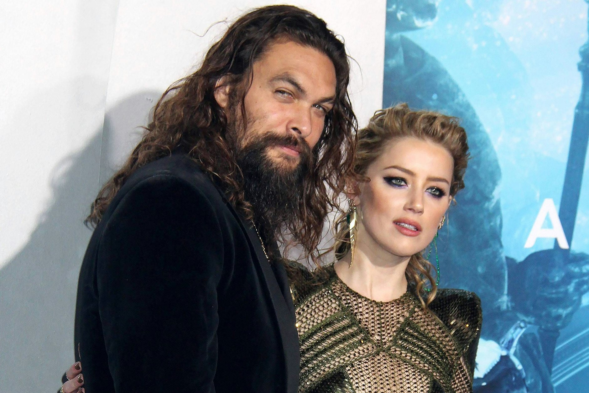 Jason Momoa und Amber Heard bei der Premiere von „Aquaman“ in Hollywood.