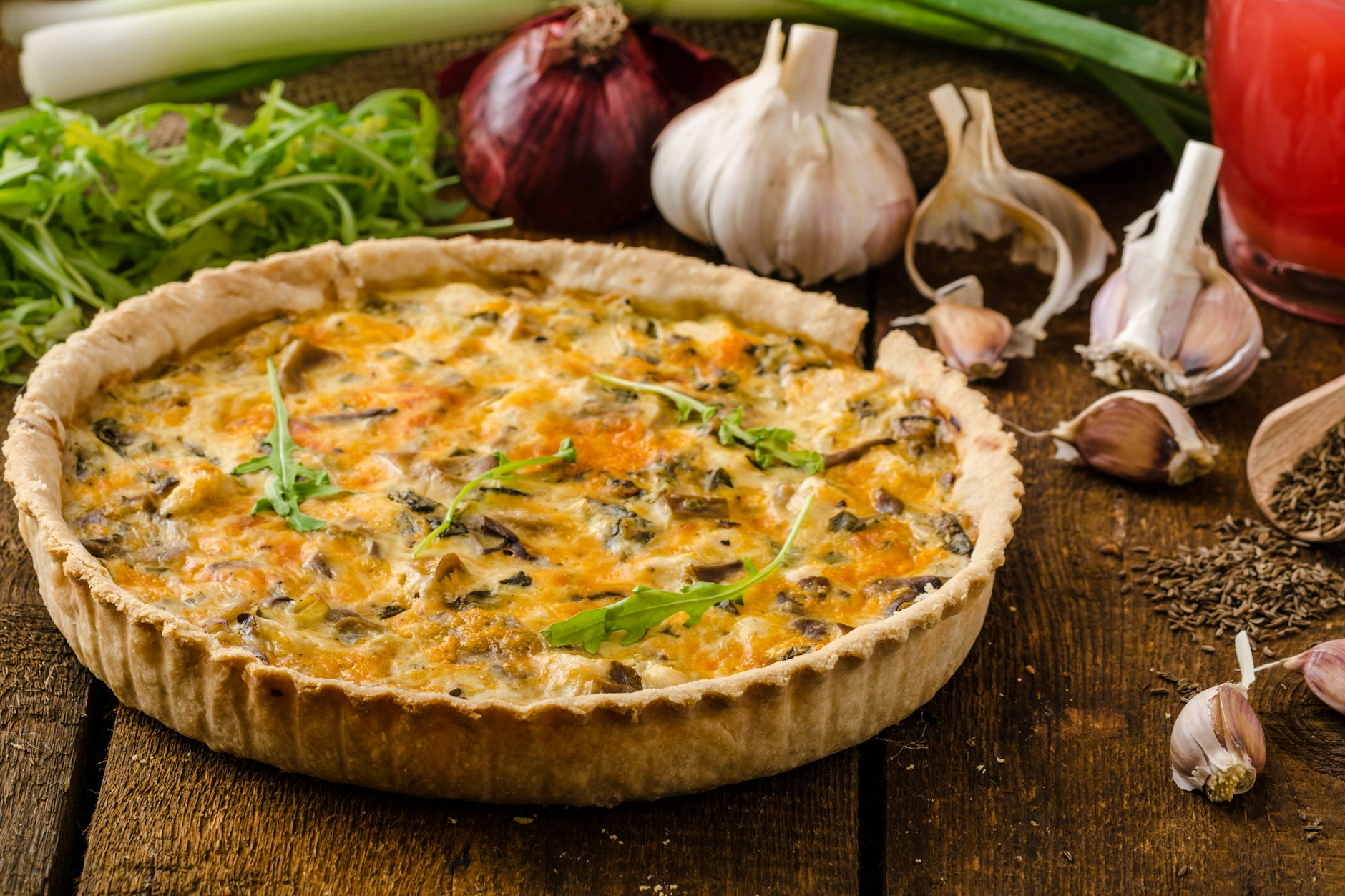 Das Rezept für die klassische Quiche Lorraine ist superlecker.