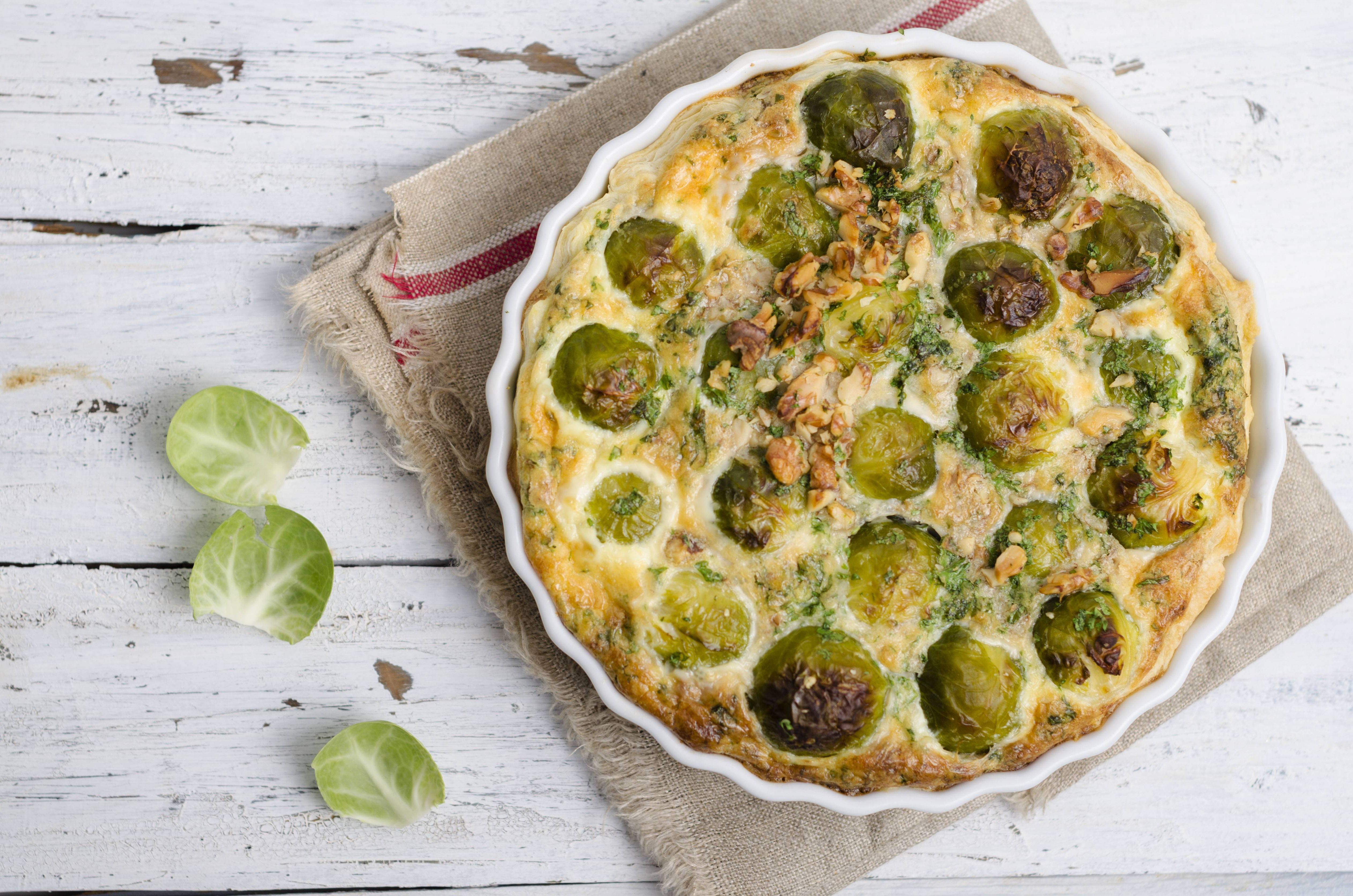 Geniales Rezept für Rosenkohl-Auflauf: Gesundes Winter-Abendbrot