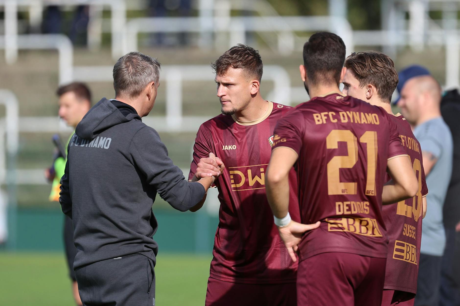 So will Trainer Dirk Kunert auch am Sonntag mit seinen Dynamos Tugay Uzan, Patrick Sussek und Vasilios Dedidis jubeln.