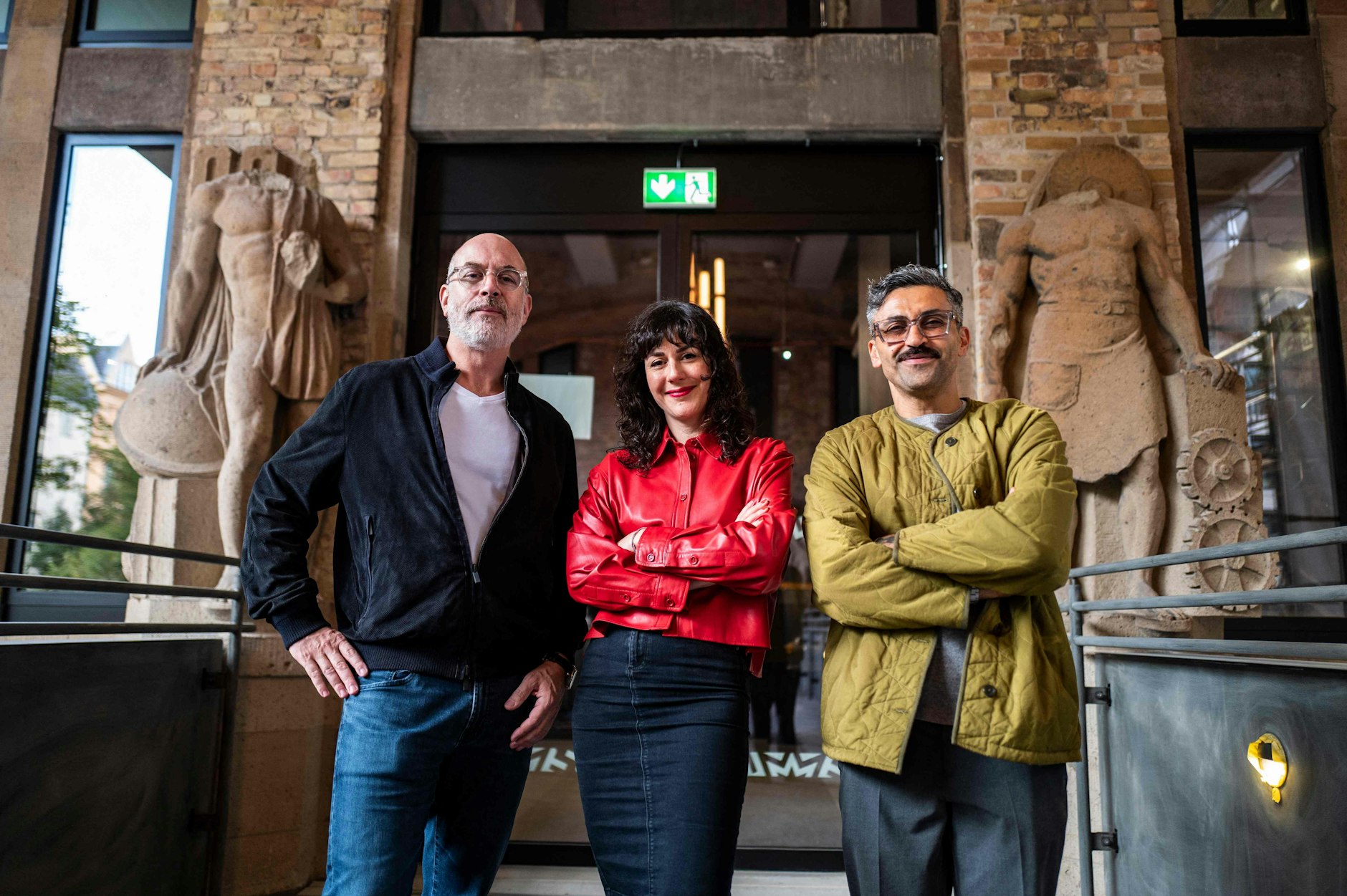 Die Macher: Yoram Roth (l.), Maurina Paulenka und Yousef Hammoudah.