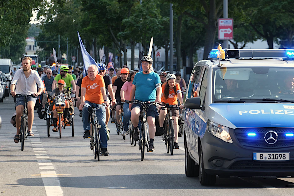 Am Freitag wird es in Berlin eine große Fahrrad-Demo geben.