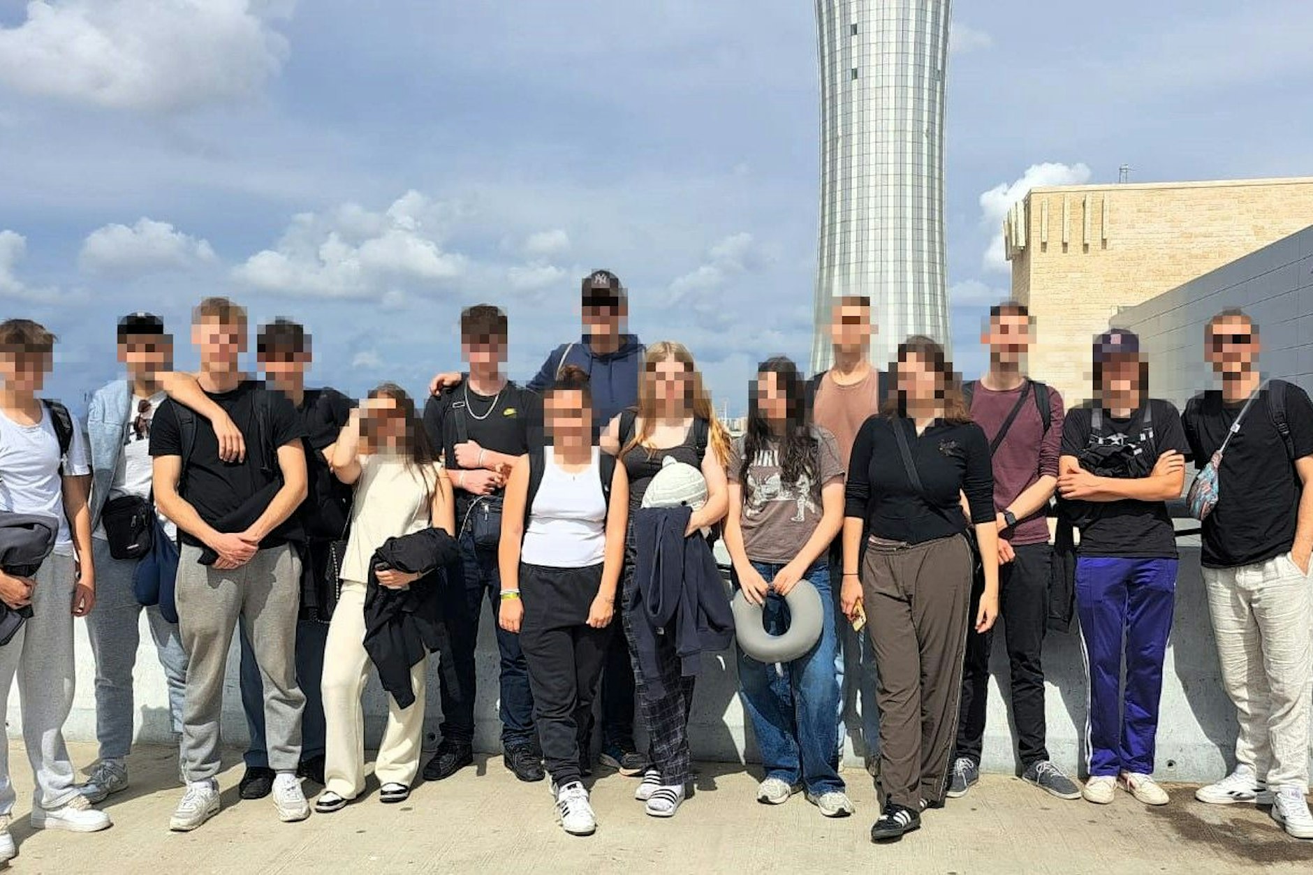 Die Jugendgruppe aus Pankow, die in Israel war.