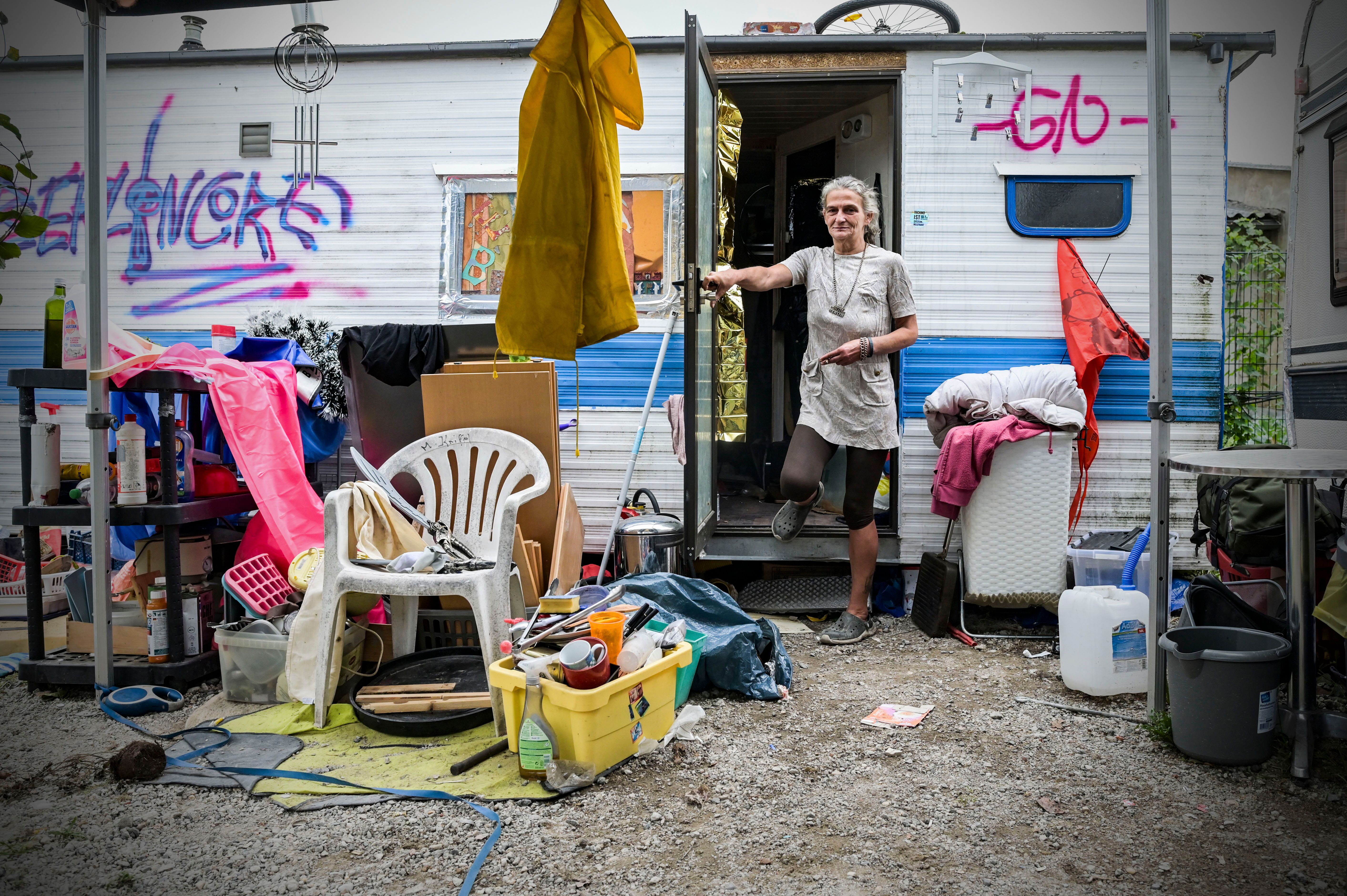 Endgültig Strom weg im Lichtenberger Trailerpark
