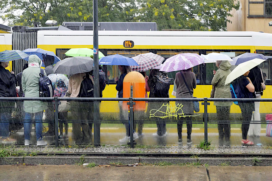 Berliner erwartet am Ende der Woche Regen und Gewitter.