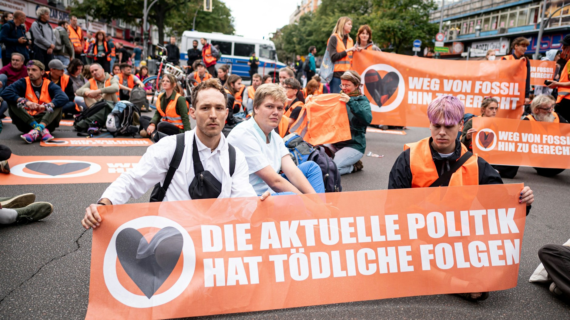 Die Klimakleber pausieren am Freitag, den 13. Oktober ihren Protest.