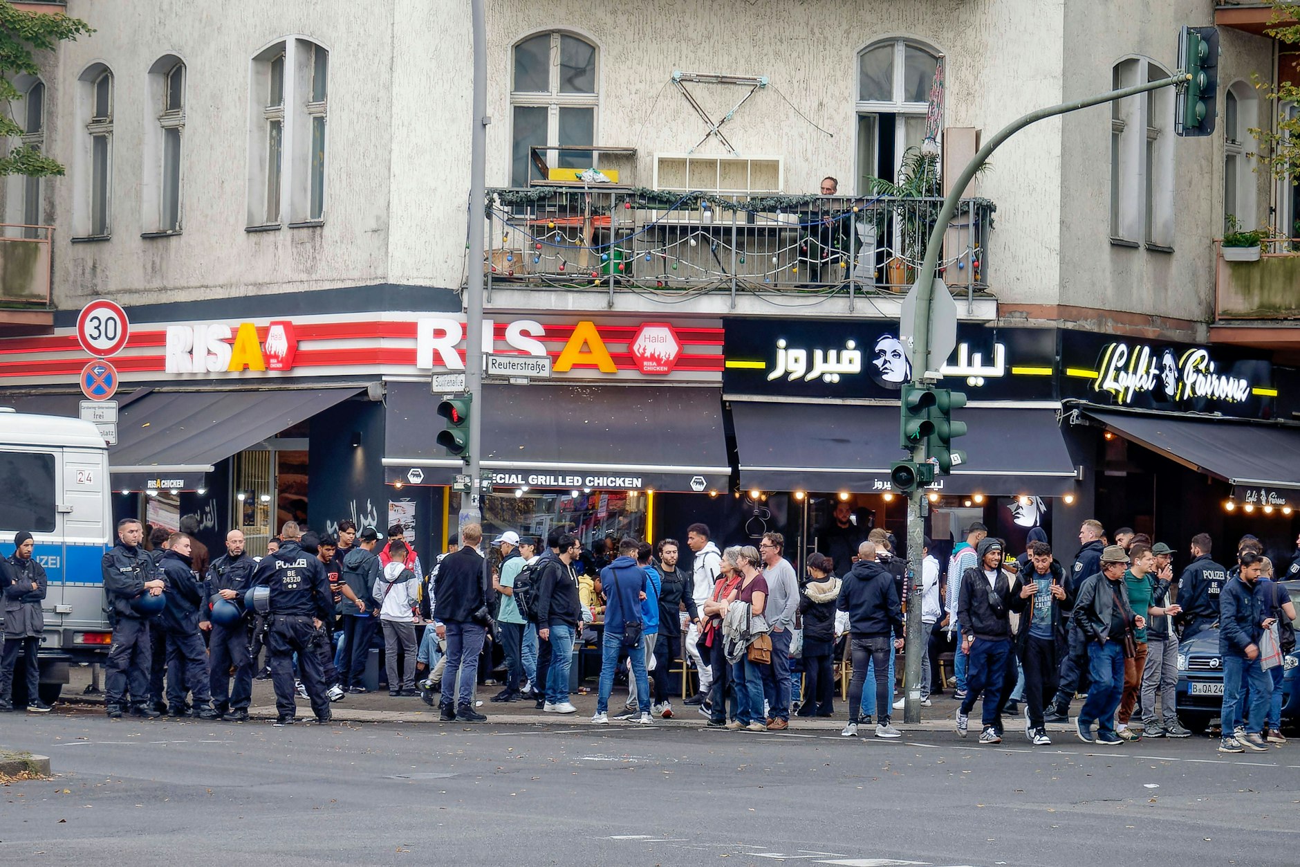 Propälestinensische Demo an der Sonnenallee am Freitagnachmittag 